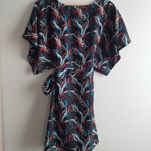Kimono style wrap dress